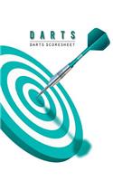 Darts Scoresheet: Darts Game Record Keeper Book, Darts Score Sheet, Darts Score Card, Darts Score Sheet has space record scores for everybody favorite pub game, Size 