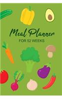 Meal Planner for 52 Weeks