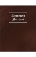 Accounting Notebook: 2 Column Ledger