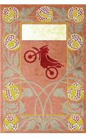 Monogram Motocross Notebook: Blank Journal Diary Log(60 Monogram Nouveauthree 150 Lined)