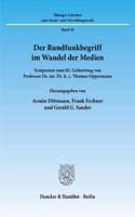Der Rundfunkbegriff Im Wandel Der Medien