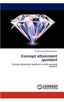 Concept attainment quotient