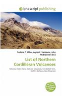 List of Northern Cordilleran Volcanoes