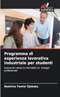 Programma di esperienza lavorativa industriale per studenti