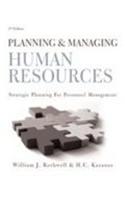 Planning & Managing Human Resources