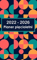 2022-2026 Planer Miesięczny 5-letni - Wymarzony - Zaplanuj - Wykonaj