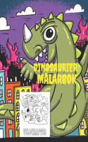 Dinosaurier Målarbok