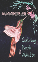 Hummingbird Coloring Book for Adults