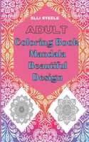 Adult Coloring Book Mandala Beautiful Design