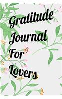Gratitude Journal For Lovers