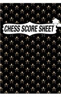 Chess Score Sheet