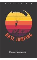 Base Jumping Monatsplaner