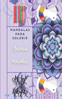 Mandalas para colorir - Animais marinhos