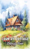 Country Cottage Coloring Book For Adults