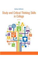 Study and Critical Thinking Skills in College Plus Mylab Student Success with Pearson Etext -- Access Card Package