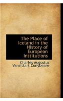 Place of Iceland in the History of European Institutions