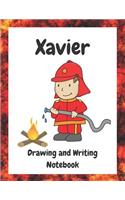 Xavier: Personalized Drawing and Writing Notebook for Creative Boys