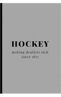 Hockey Making Dentists Rick Since 1875