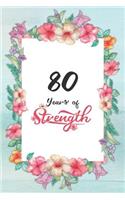 80th Birthday Journal