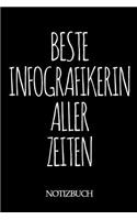 Beste Infografikerin Aller Zeiten Notizbuch