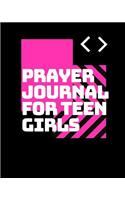 Prayer Journal For Teen Girls