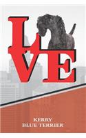 Kerry Blue Terrier: Love Park Recipe Blank Cookbook Notebook Book Is 120 Pages 6x9