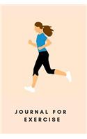 Journal for Exercise: A Food & Workout Diary, New Me Notebook