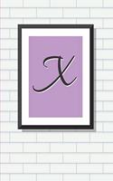 Initial X Personalized Blank Lined Journal Notebook: A Daily Diary, Composition or Log Book, Gift Idea for Someone Whose Name Starts with the Letter X!!