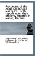 Prospectus of the Anglo-Saxon Gold Mining Co.