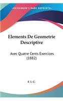 Elements De Geometrie Descriptive