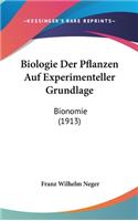 Biologie Der Pflanzen Auf Experimenteller Grundlage