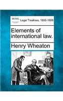 Elements of International Law.