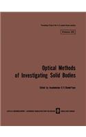 Volume 25: Optical Methods of Investigating Solid Bodies