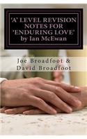 'A' LEVEL REVISION NOTES FOR 'ENDURING LOVE' by Ian McEwan
