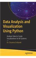 Data Analysis and Visualization Using Python