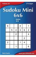 Sudoku Mini 6x6 - Médio - Volume 45 - 276 Jogos