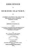 Border Methodism and Border Slavery