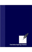 Cross Section Graph Paper Notebook: 1/2 Rule, 1 Inch Cross Section, 100 Pages(English)