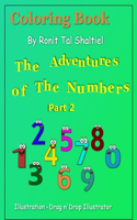 Coloring book - The adventures of the numbers