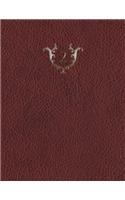 Monogram "2" Grid Sketchbook: (28 Monogram Red 150 Grid-Sketch)