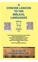 Concise Lexicon to the Biblical Languages