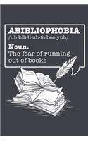 Abibliophobia
