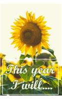 This Year I Will...