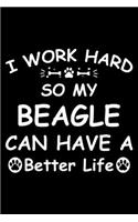 I Work Hard So My Beagle Can Have A Better Life