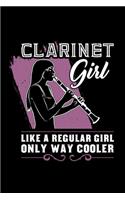 Notebook Clarinet Girl