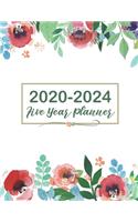 2020-2024 Five Year Planner: 5 Year Appointment Calendar, 60 Months Calendar, Business Planners, Monthly Schedule Organizer Logbook Agenda Planner For The Next Five Year, Multi (9 5 Years Monthly Calendar Planner, 60 Months January 2020 to December 2024)