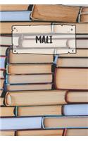 Mali: Ruled Travel Diary Notebook or Journey Journal - Lined Trip Pocketbook for Men and Women with Lines