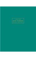 2019 Planner: Weekly and Monthly Planner/Calendar Oct 2018 - Dec 2019 Teal and Gold
