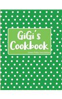 GiGi's Cookbook Green Polka Dot Edition