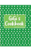 GiGi's Cookbook Green Polka Dot Edition